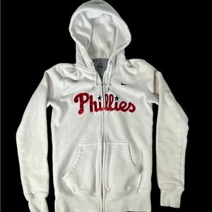 Nike White Phillies Hoodie
